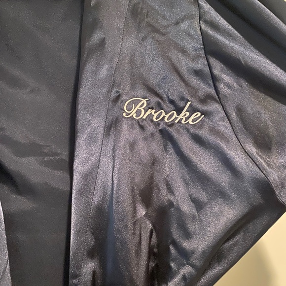 Navy Blue Robe - Picture 3 of 5